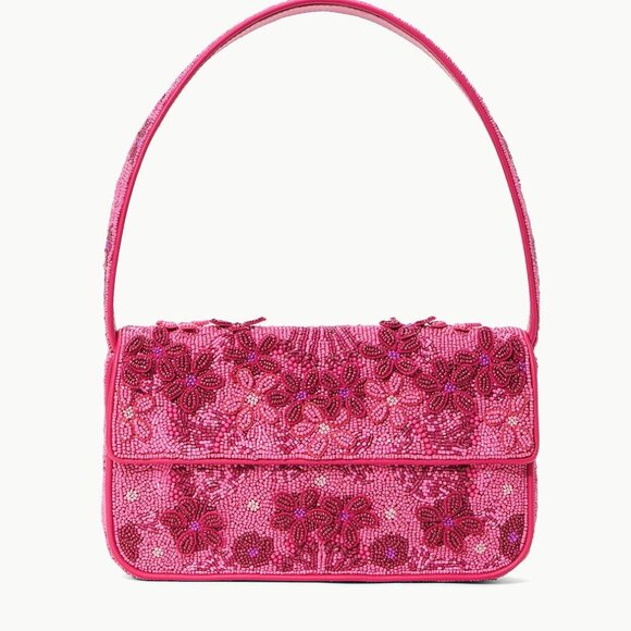 STAUD Handbags - STAUD TOMMY BEADED BAG BLOSSOM GARDEN PARTY